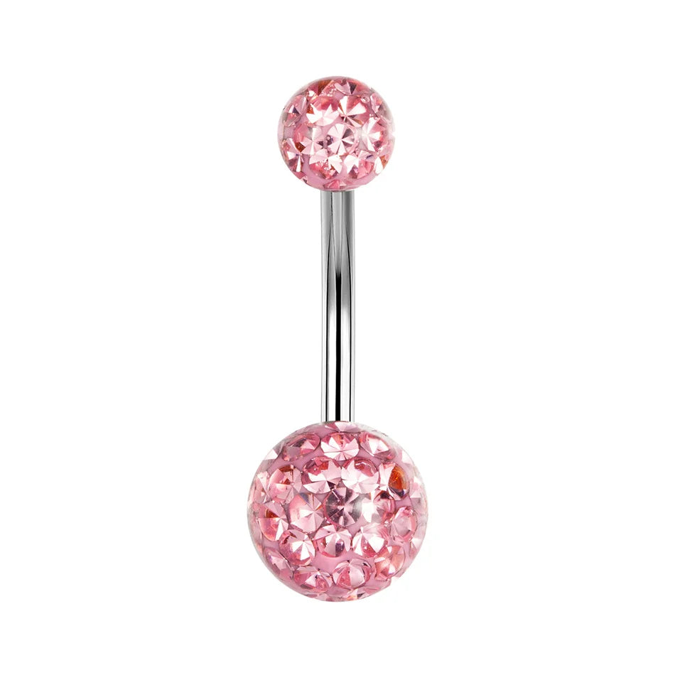 Sparkling Navel Piercing β’ Titanium