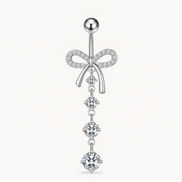 Piercing para el ombligo de titanio con lazo