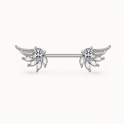 Angel-Brustwarzenpiercing • Titan • 2 Stk.