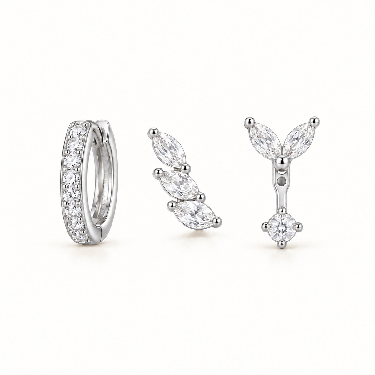 Marquise Elegance Ear Stack – Titan