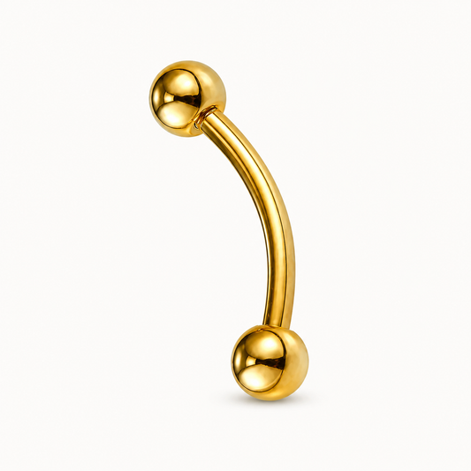 Piercing para ombligo de barra de titanio