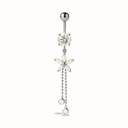 Piercing all'ombelico con catena • Titanio